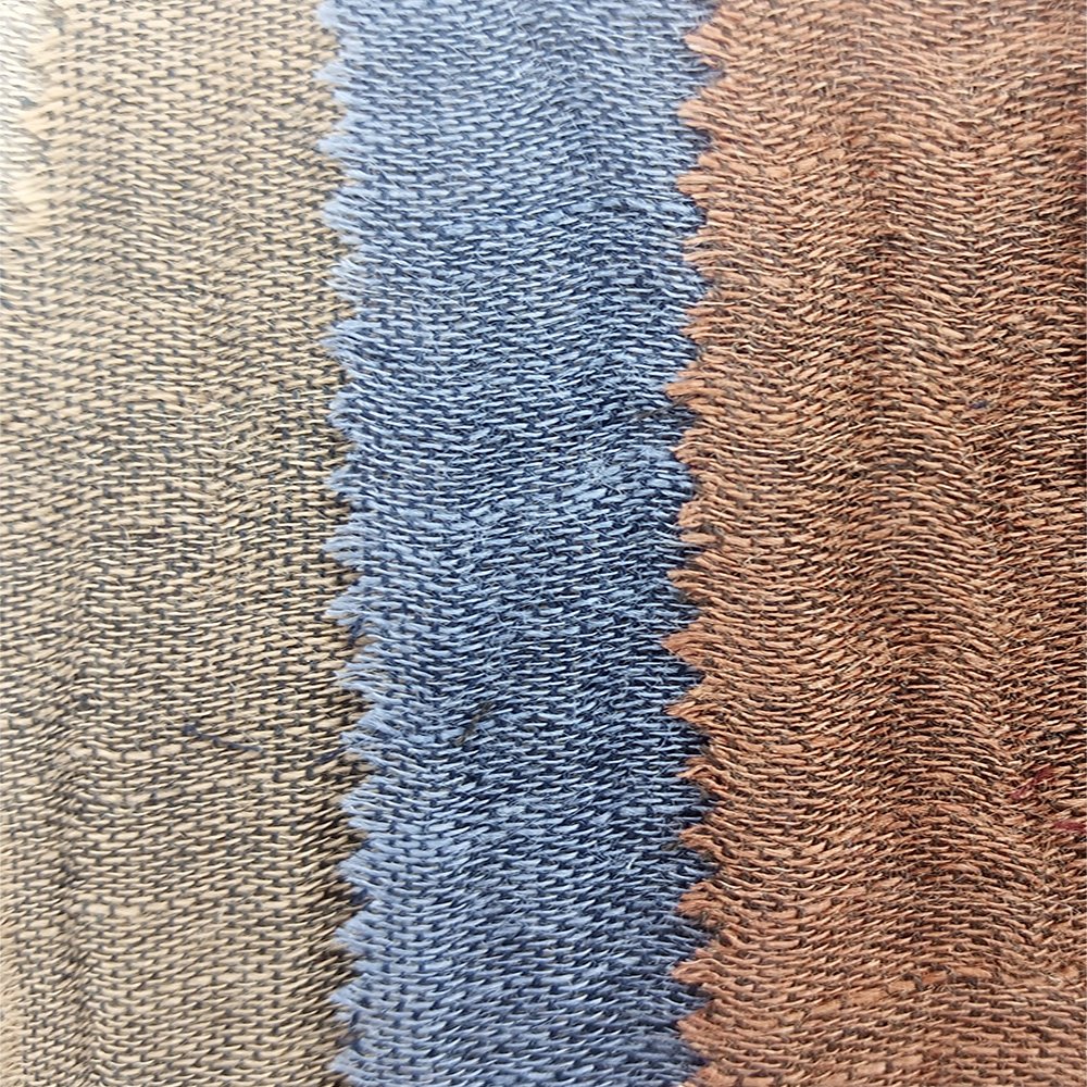 2024 Weaving techniques Linen trousers fabric with linen blend yarn-dyed fabric
