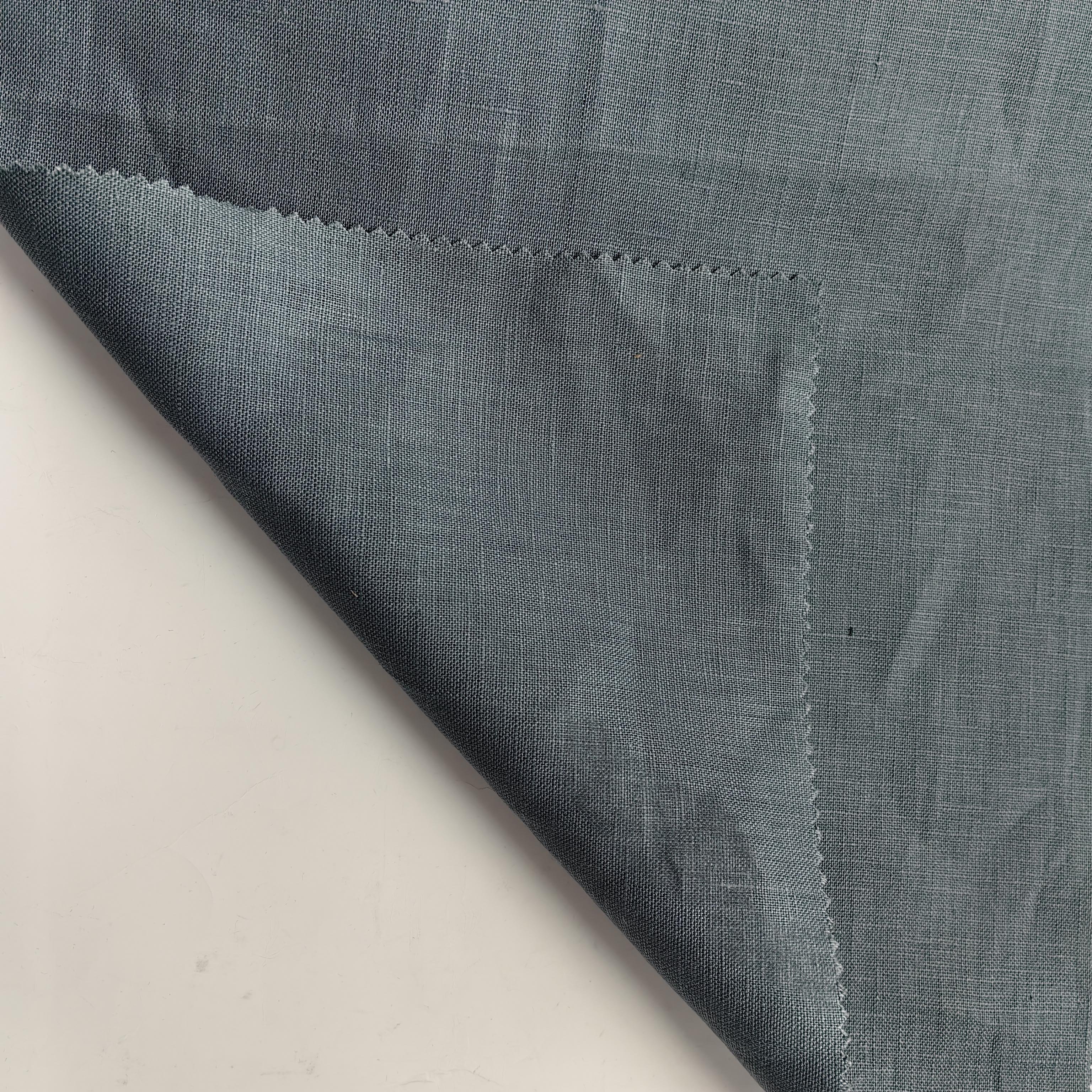 New Year Natural Fabric in High Quality 100% Linen Solid Dyed With Beautiful Colors For Clothes Making