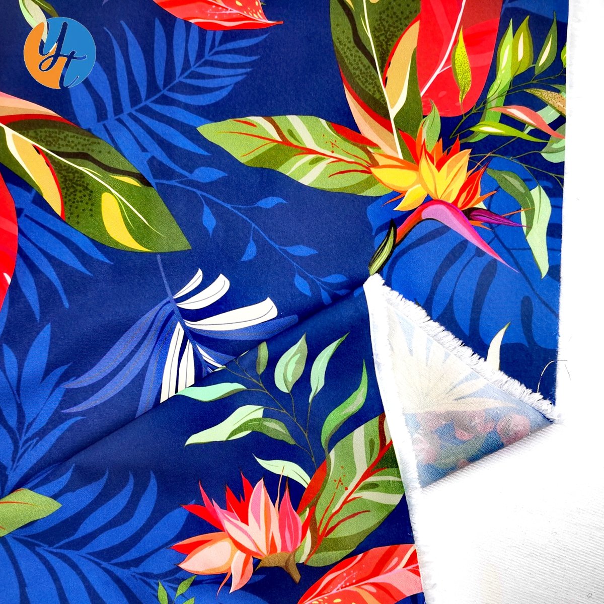 Printed 135Gsm 100D 95 Polyester 5 Spandex Fabric plain printing poly stretch fabric