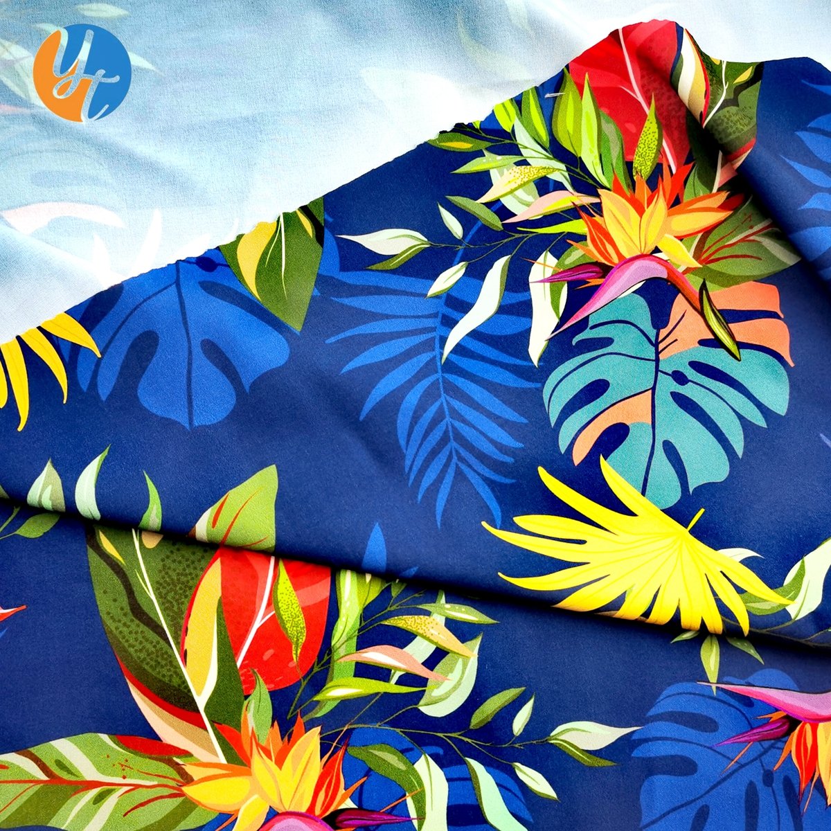 Printed 135Gsm 100D 95 Polyester 5 Spandex Fabric plain printing poly stretch fabric