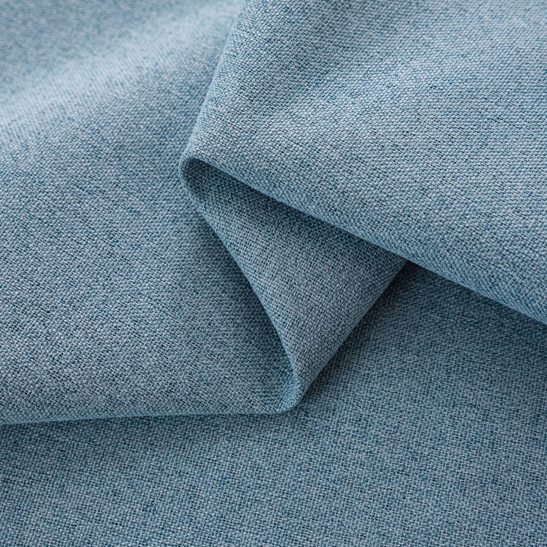 Hot Selling linen design 100% Blackout Curtain Fabric for hotel Bedroom