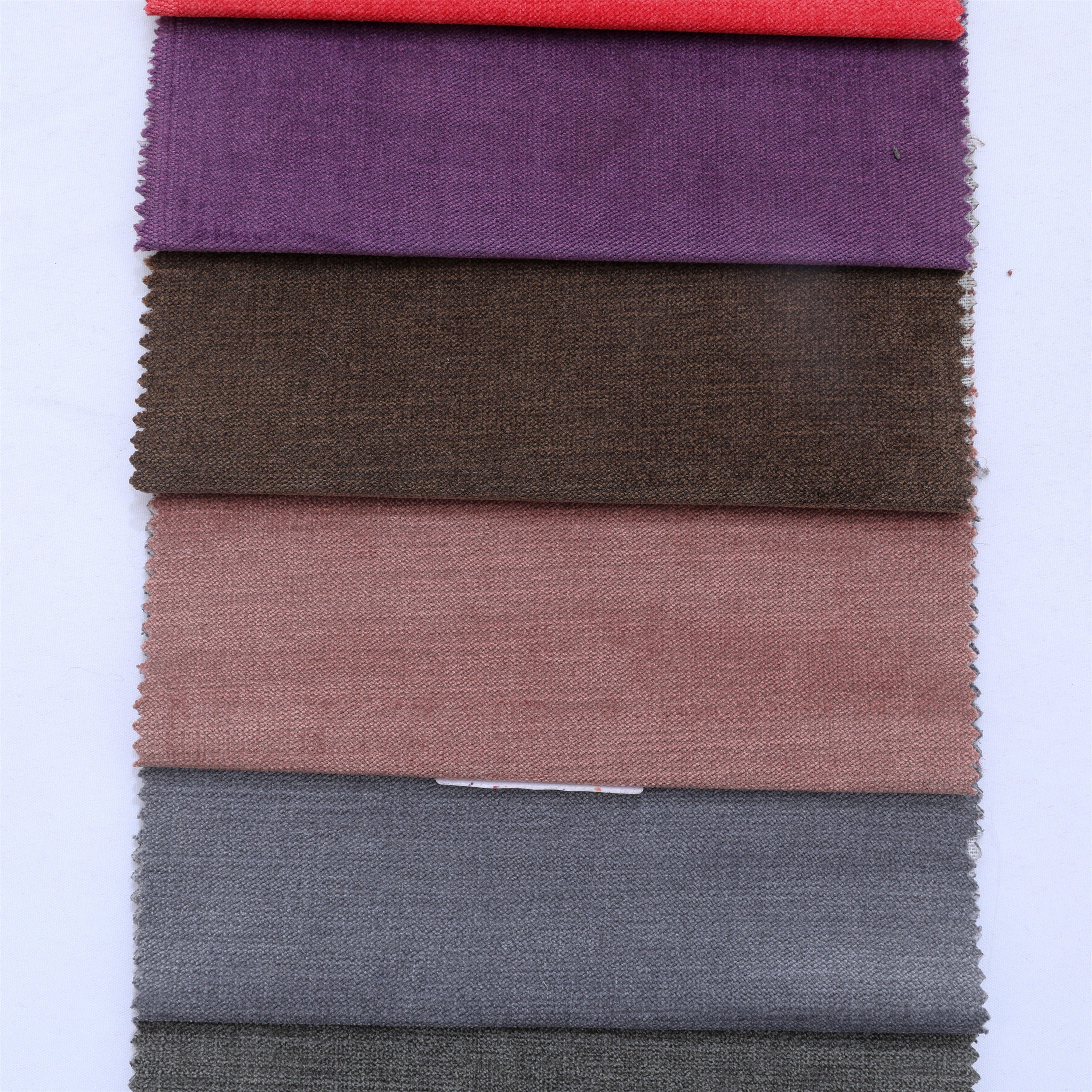 High quality upholstery polyester woven velvet slub sofa fabric cushion cover furniture fabric hometextile