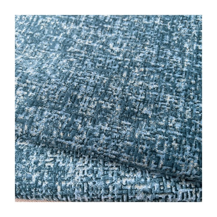 Printed foil gold linen look upholstery velvet fabric 100% polyester knitted holland velvet sofa fabric good price