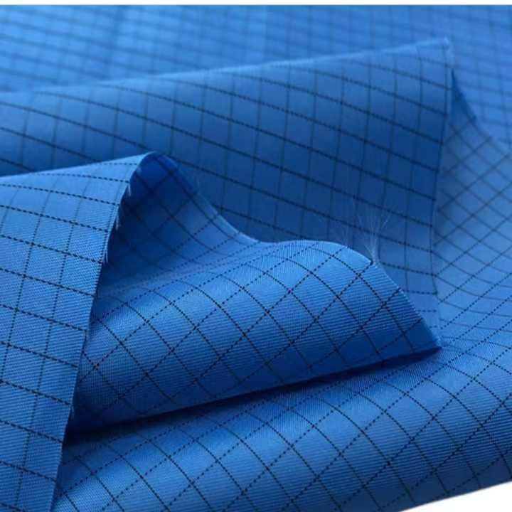 C/T/B 32*32 organic bamboo fiber Grid polyester cotton anti-static blended fabric for workwear