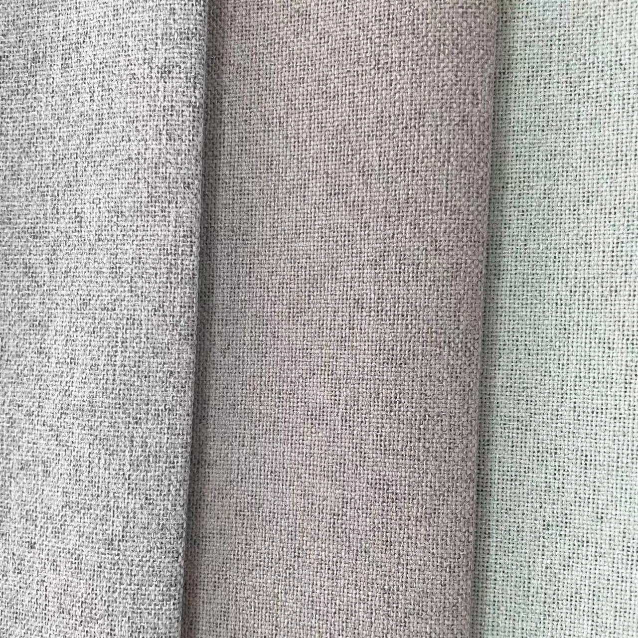 Two Side Same Fabric Blackout Plain Outlook Thermal Insulated 100% Blackout Curtain Fabric