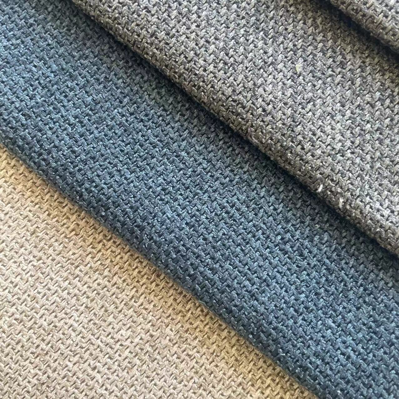 100% polyester linen look faux chenille fabric for sofa