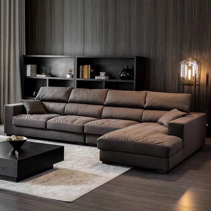 Fancy Sectional Living Room Sets Sofa seater Fabric Modern Low Price Long Sofa Home Furniture