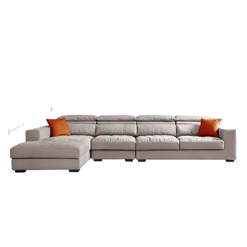 Fancy Sectional Living Room Sets Sofa seater Fabric Modern Low Price Long Sofa Home Furniture