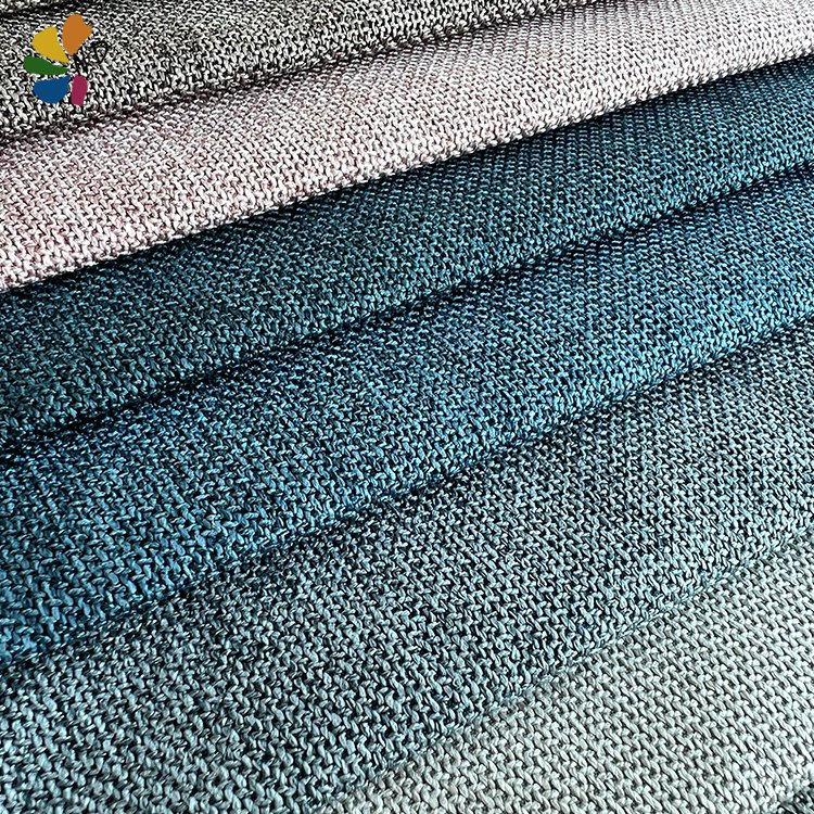 100% polyester linen decorative fabric sofa cushion cover fabric