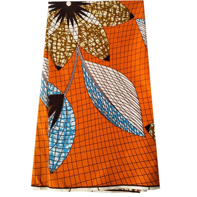 African ankara 6 yard wax printed 100%polyester fabric hot sale