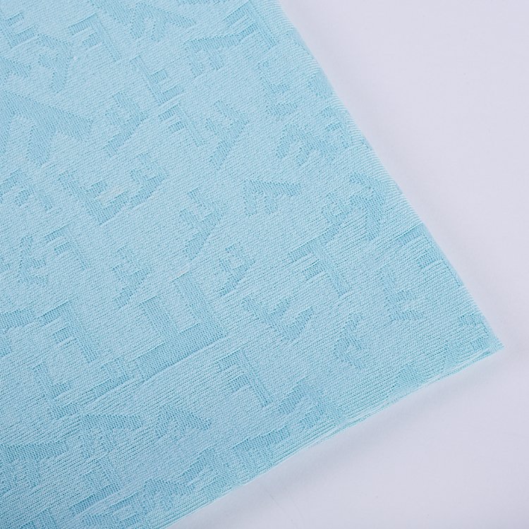 Fashion Design Solid Color 165gsm Knitted Breathable 100D 100% Polyester Jacquard Fabrics