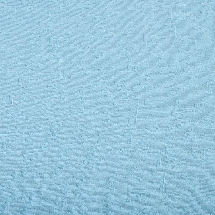 Fashion Design Solid Color 165gsm Knitted Breathable 100D 100% Polyester Jacquard Fabrics