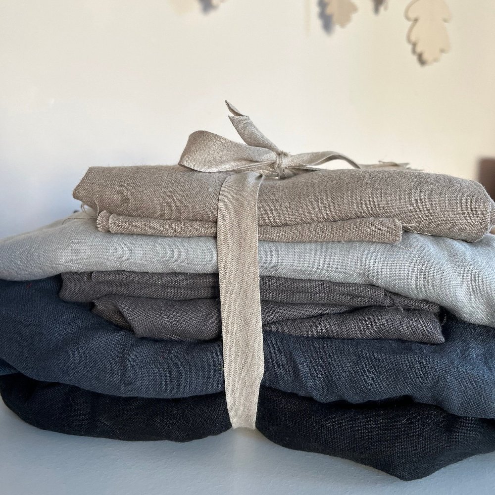 100% linen pure natural and biodegradable fabric can be customized wholesale fabric rolls