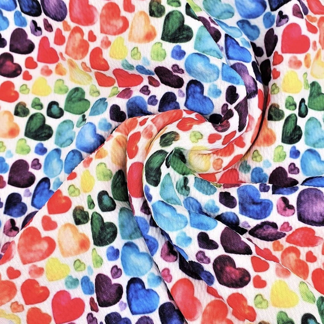 Fashion Custom Design Polyester Spandex Printed Liverpool Knit Bullet Fabric For Bows