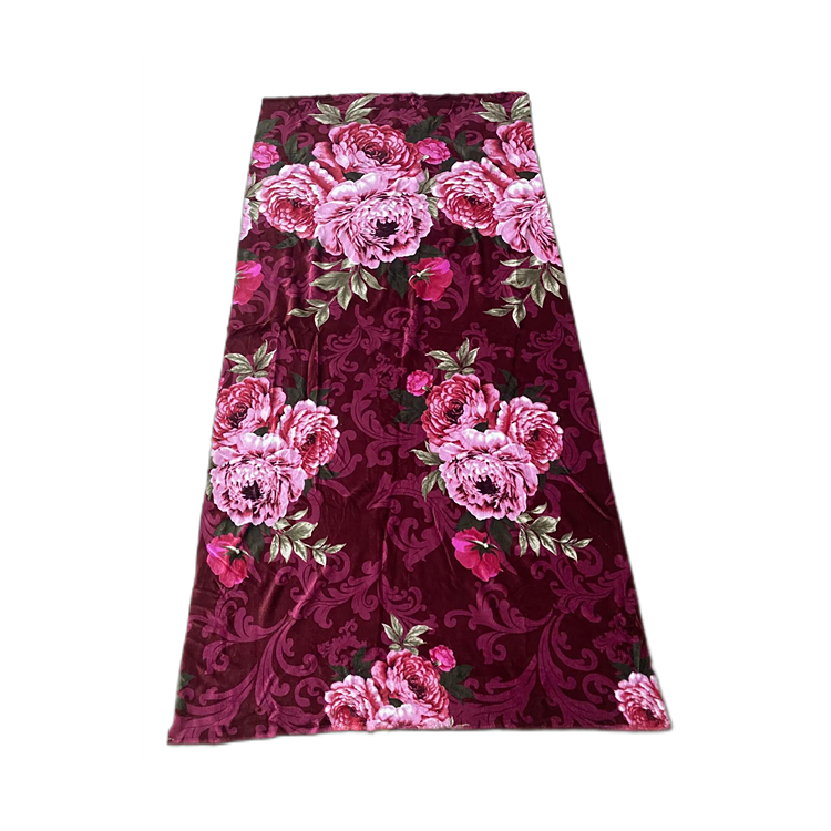 Wholesale Microfiber Fabric Printing Polyester Single-Sided Flannel Natural Soft 100% Polyester Printed Fabric