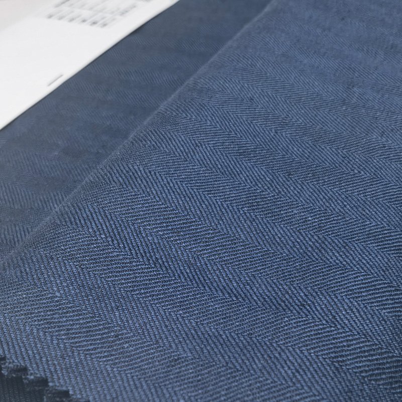 2024 Factory Wholesale High Quality Stone Washed Organic 100 % Linen Fabric Linen Twill Fabric Suit