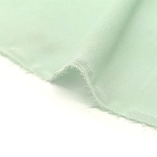 100D high density polyester light pearl chiffon fabrics for dresses green