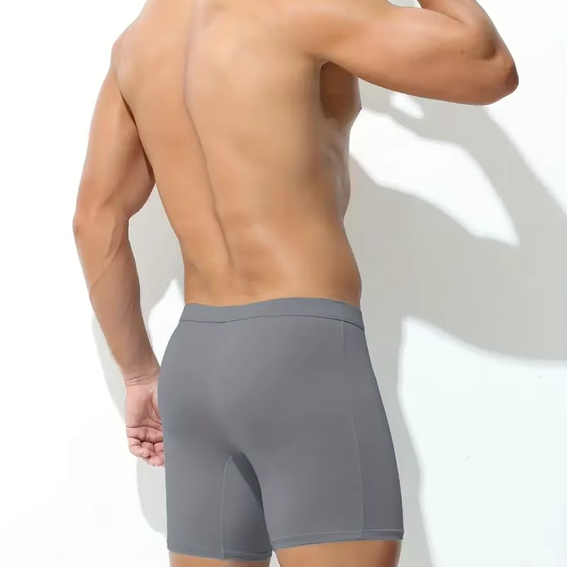Top Fashion 100% Cotton Solid Color Sport Boxer Men Custom Men's Underwear With Logo Boxer Comfort And Comfort