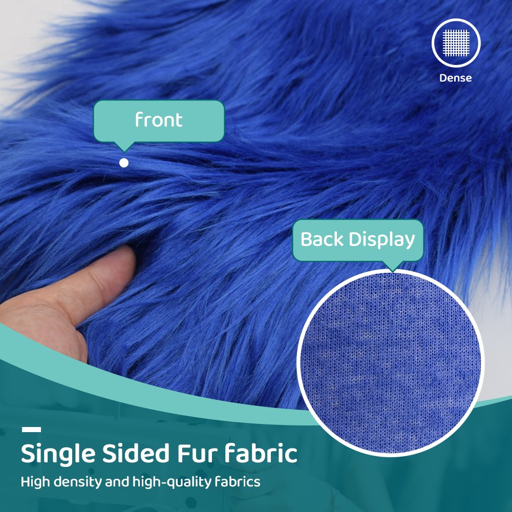 2024 New Faux Fur Fabric DIY Handmade 8cm Plush Soft Best-Selling Wholesale 100% Polyester High Quality Popular Sewing Fabric