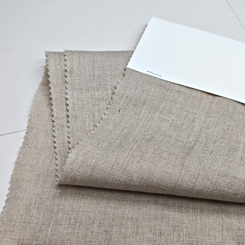 2024 New Trend Wholesale Custom Color Fabric Pure Linen Exporter 100% Pure Soft Linen Fabric For Clothing