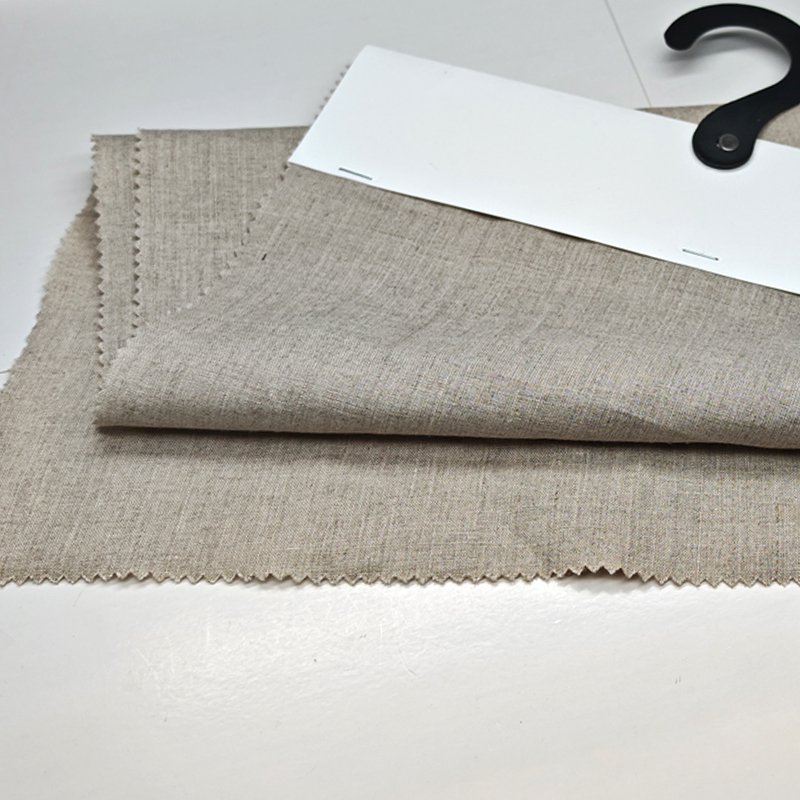 2024 New Trend Wholesale Custom Color Fabric Pure Linen Exporter 100% Pure Soft Linen Fabric For Clothing
