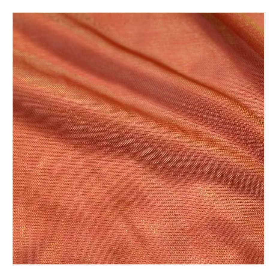 Decoration Bags and Suitcases 100% Polyester Shinny Stretch Glitter Lurex diamond mesh knit moonlight fabric