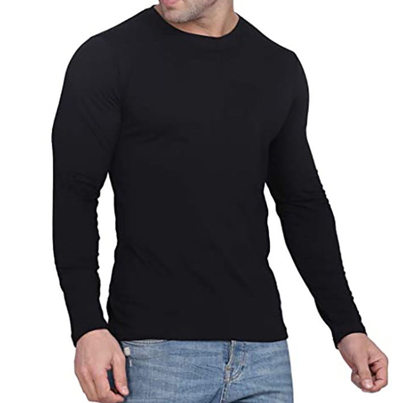 Wholesale New Men's 100% Cotton T-Shirts Casual Simple Style Short Sleeve Best Quality Fabric with Blank Design