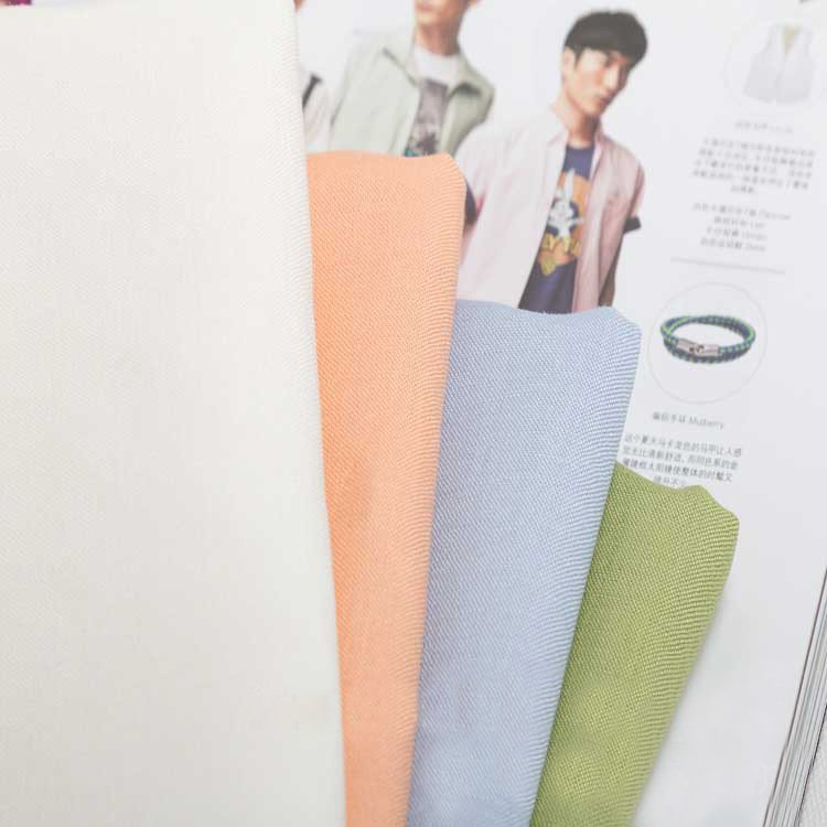 Linen Blend Viscose Fabrics Factory Wholesale Multiple Colors Woven Dress Cloth Material for Men and Women's Pants Fabric