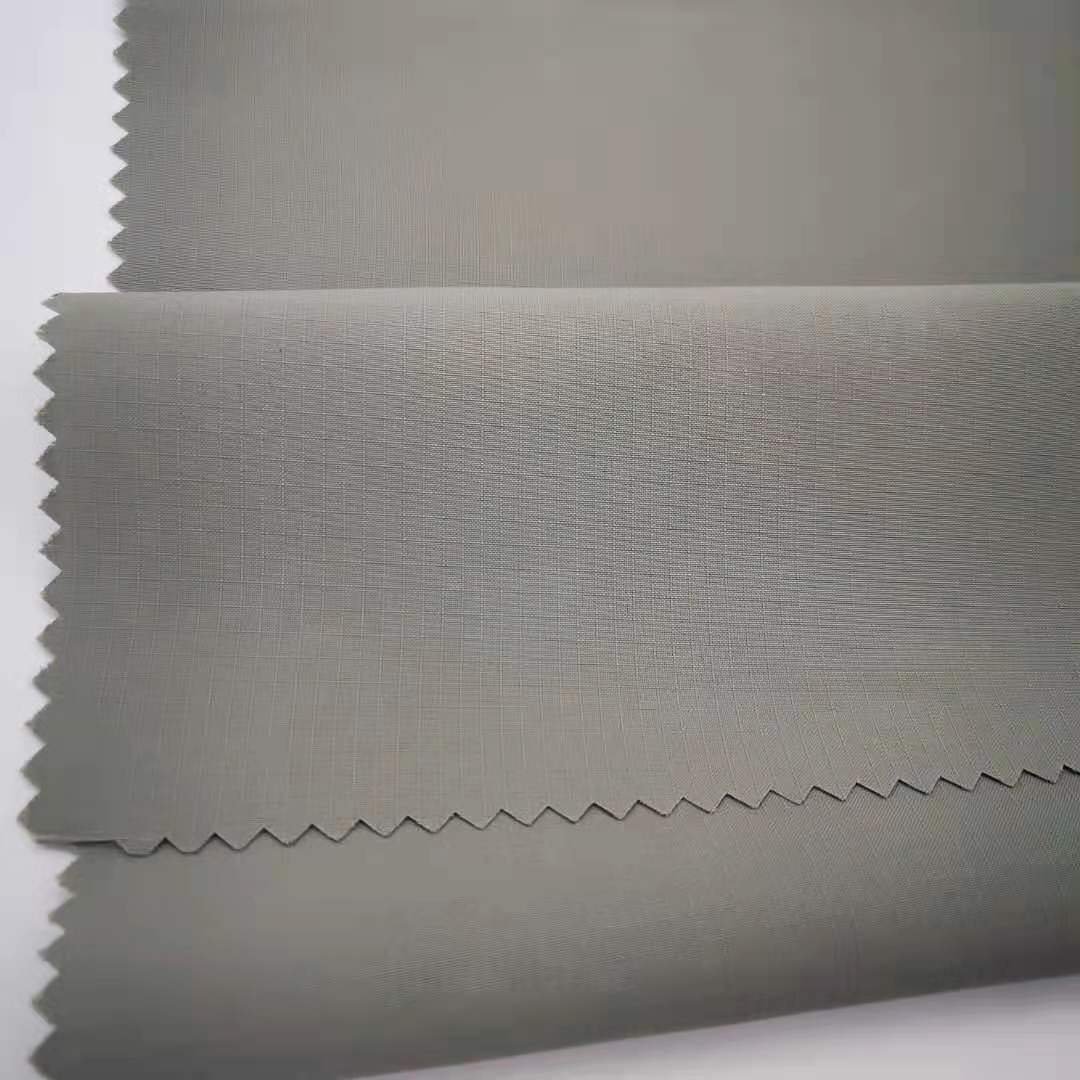 Anti-bacterial woven 100% polyester waterproof and oil repellent multi functional fabric outdoor sport or leisure fabric