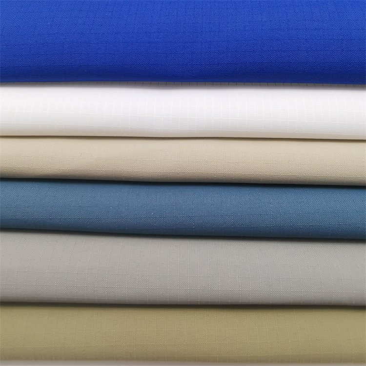 Anti-bacterial woven 100% polyester waterproof and oil repellent multi functional fabric outdoor sport or leisure fabric