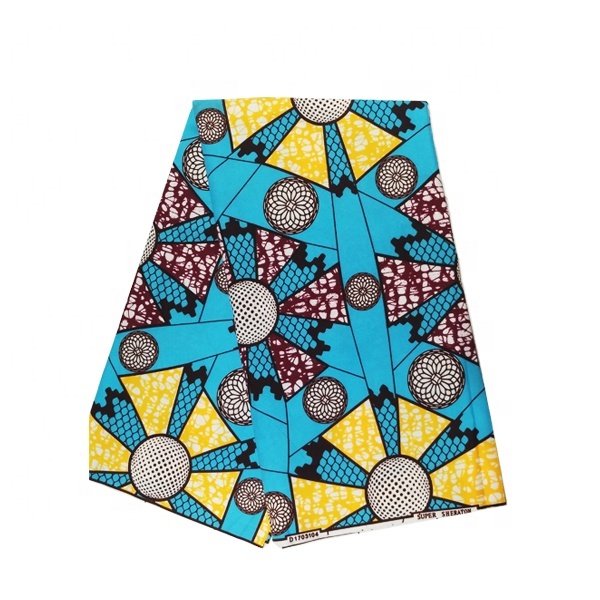 Popular Style Cheap Price Wax Africa Fabric 100% Polyester Printed Customized Design for Garment