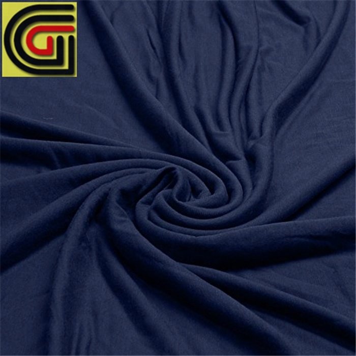 Eco-friendly 95% bamboo 5% spandex knitted bamboo jersey fabric wholesale