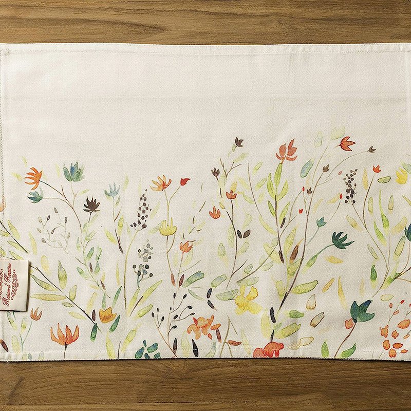 Round Placemats Handmade Cotton And Linen Placemats Printing Table Accents