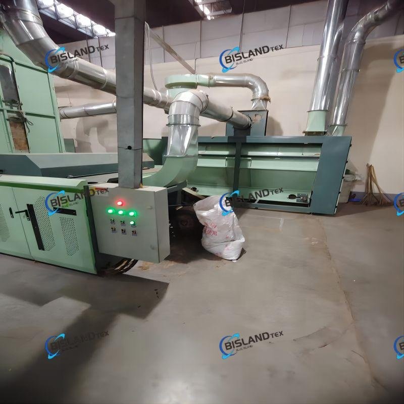 Textile garment flax waste jeans clothes opener carding machines fabric tearing recycling machine