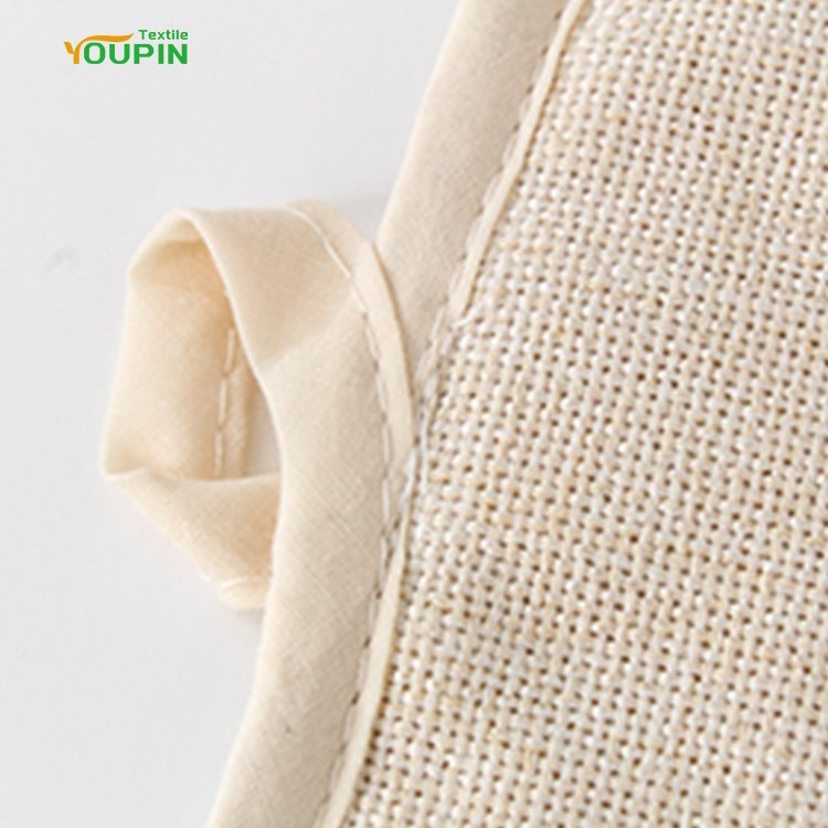 Wholesale 8 Inch 100% Polyester Sublimation Pot Holder Linen Fabric Placemat Sublimation Linen Pot Holders