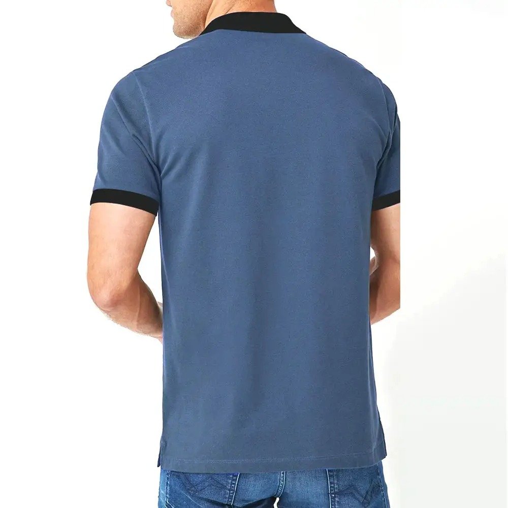 2024 New High Quality Men's Polo Shirt Short Sleeves Breathable Polo Shirt For Men Summer Style Ribbed Knit Men Polo Shirt