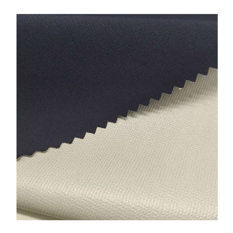 300t pongee waterproof downproof cire breathable tpu film membrane laminated composite 100% polyester jacket fabric