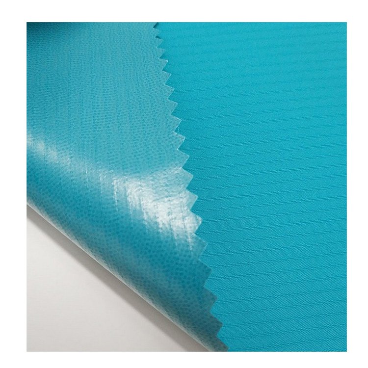 300t pongee waterproof downproof cire breathable tpu film membrane laminated composite 100% polyester jacket fabric