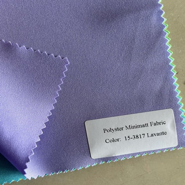 100% Polyester Minimatt Fabric Water Repellent