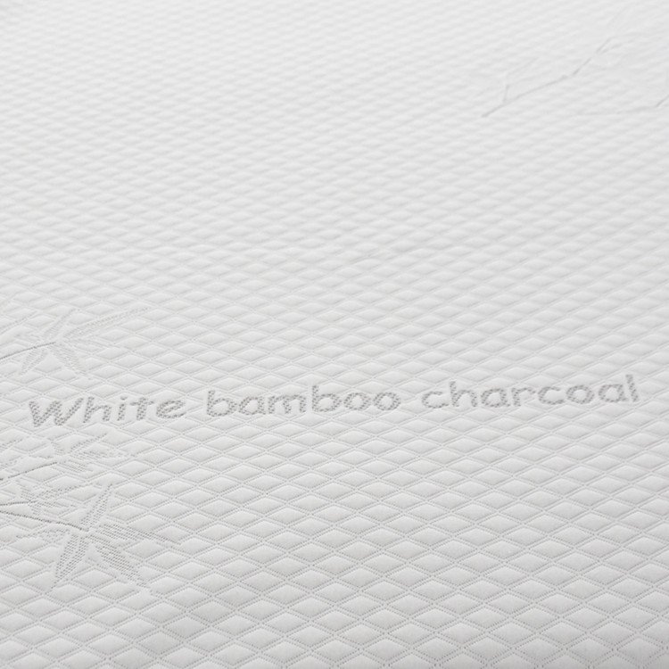 Anti dust&odor and Eco-friendly White Bamboo Charcoal Knitted Jacquard Mattress Fabric