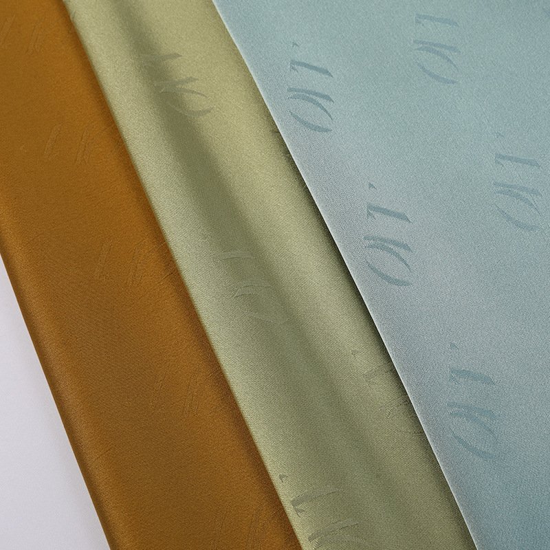 dress material New design flower pattern wholesale satin fabric jacquard satin fabrics for clothing garment pajamas sleepwear