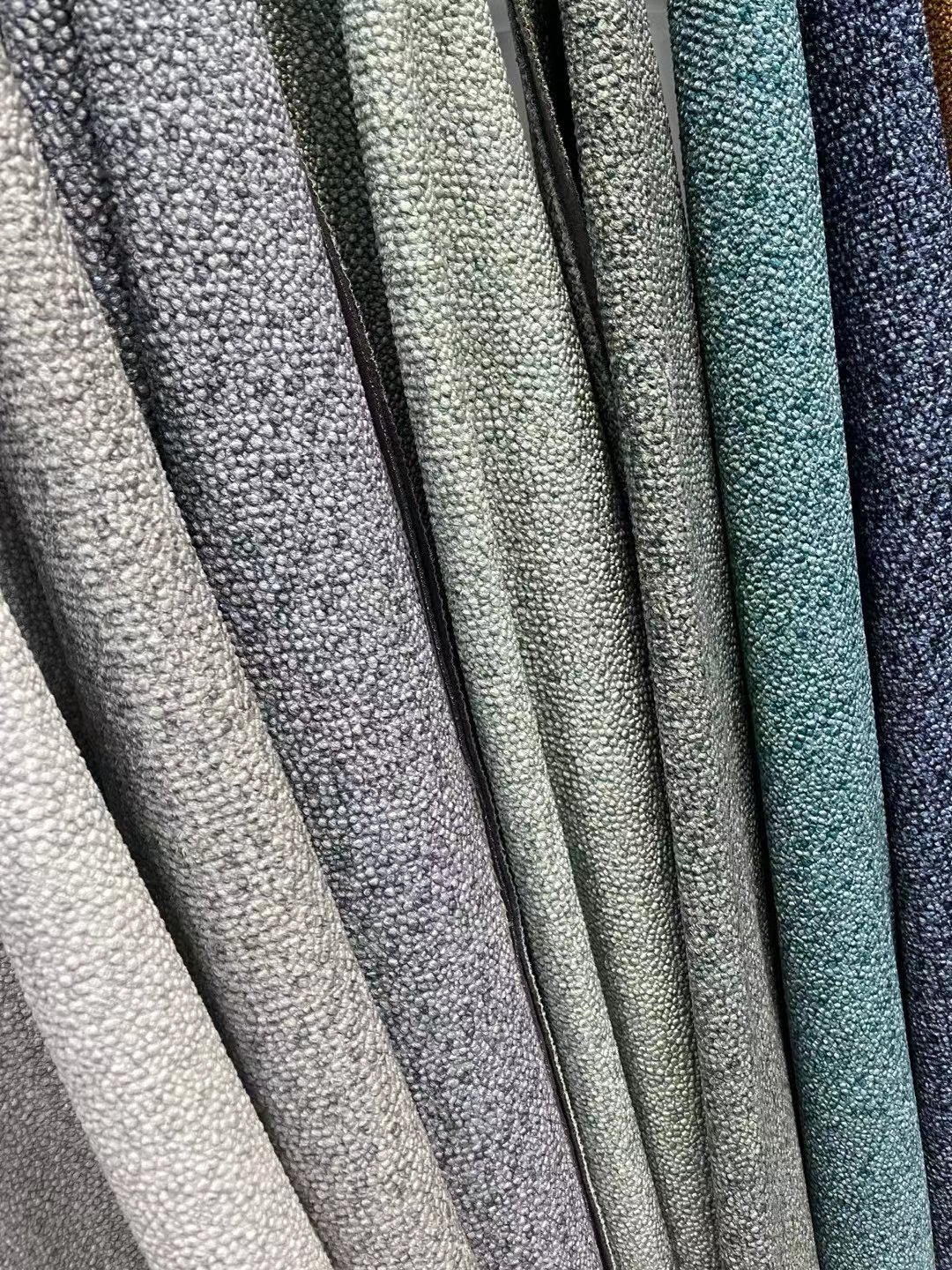 new 210gsm pfp linen design print with bacing rock embossed fabric