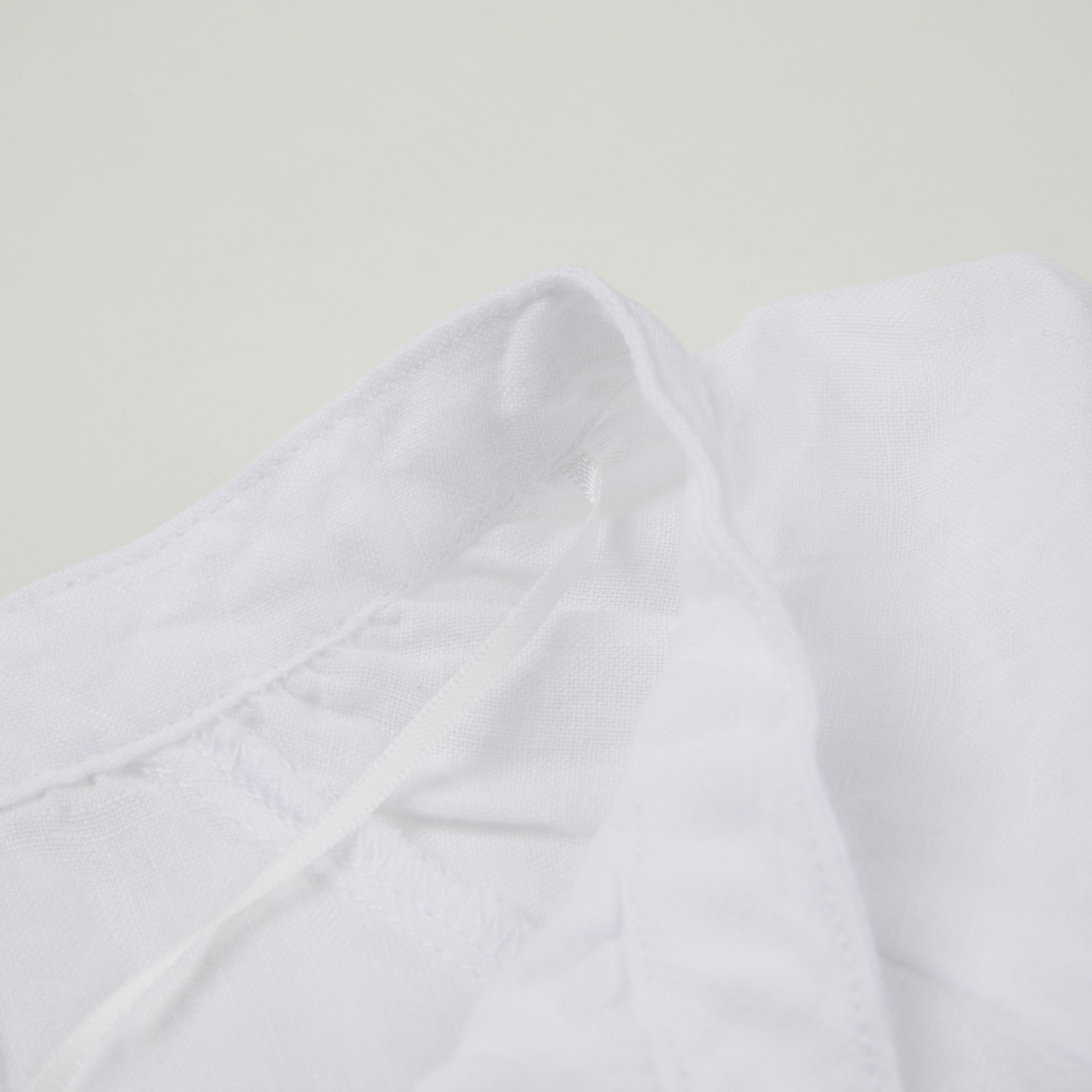 Summer Casual white simple Ladylike Pretty Solid color Short Sleeve Breathable 100% linen v-neck t-shirt