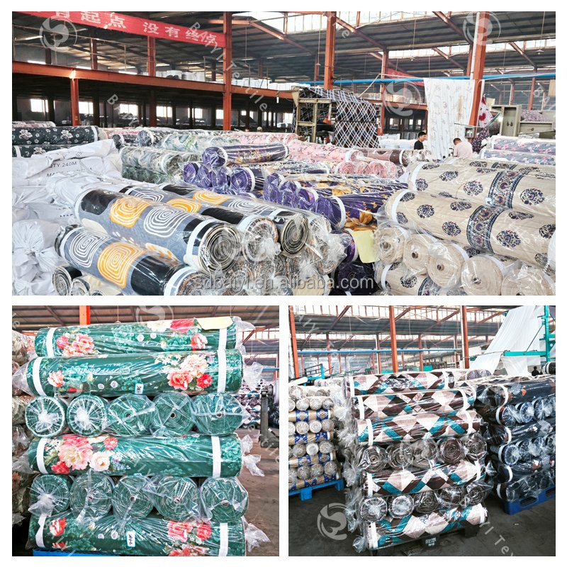 heavy weight disperse print polyester fabric for make bed sheet set bedding set curtain fitted bed sheet set