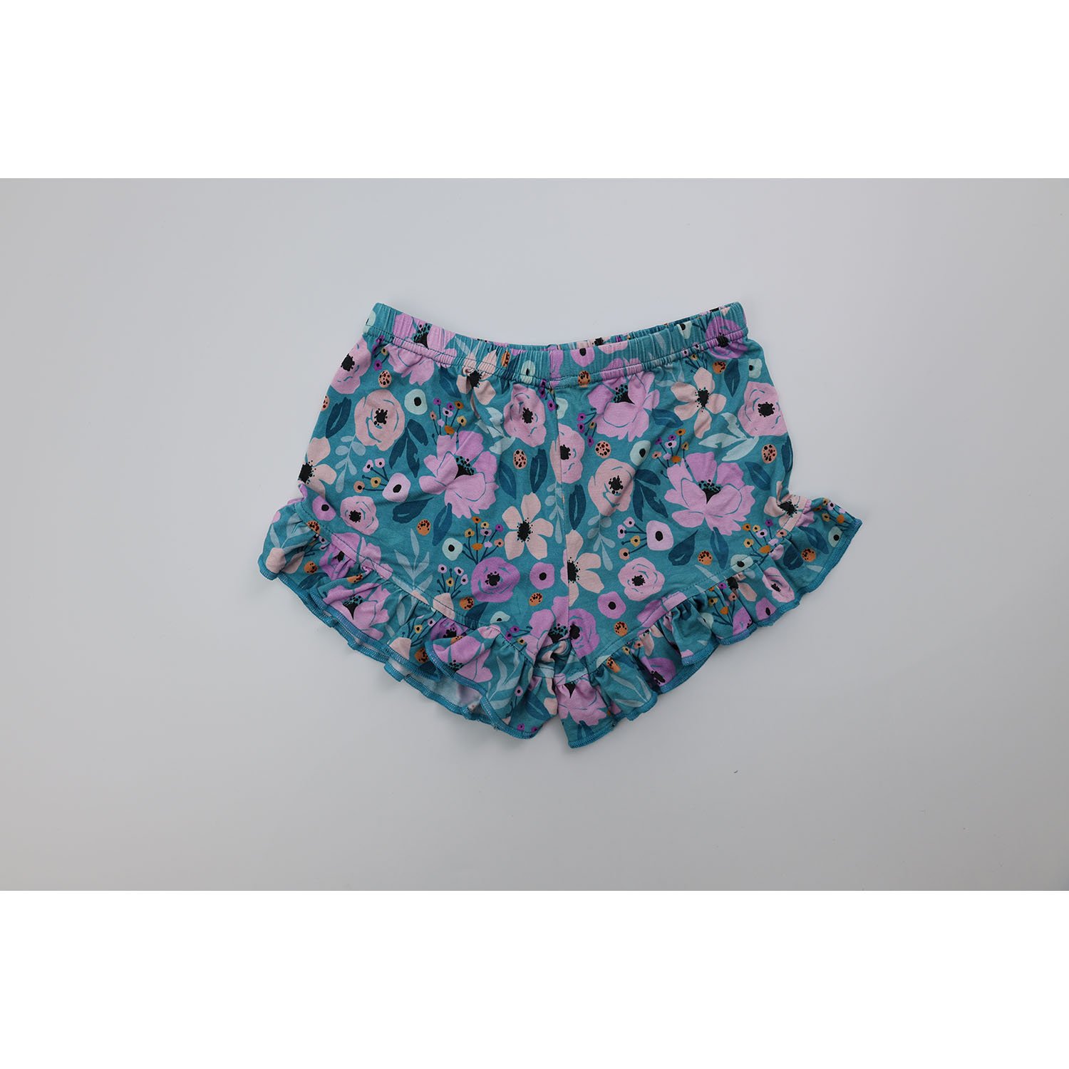 Qingli OEM custom Girls beautiful wholesale bamboo fabric sweet children's sleeveless dress short pants baby pajamas set