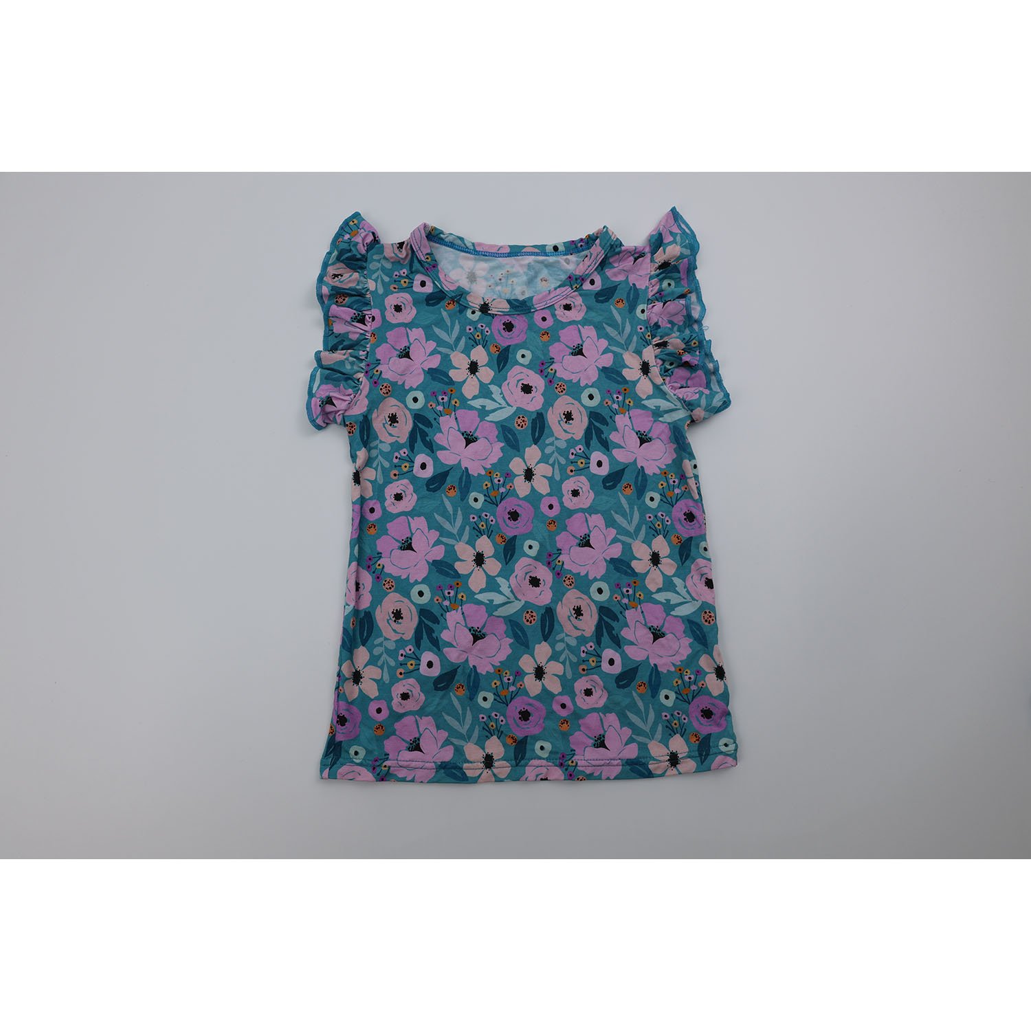 Qingli OEM custom Girls beautiful wholesale bamboo fabric sweet children's sleeveless dress short pants baby pajamas set