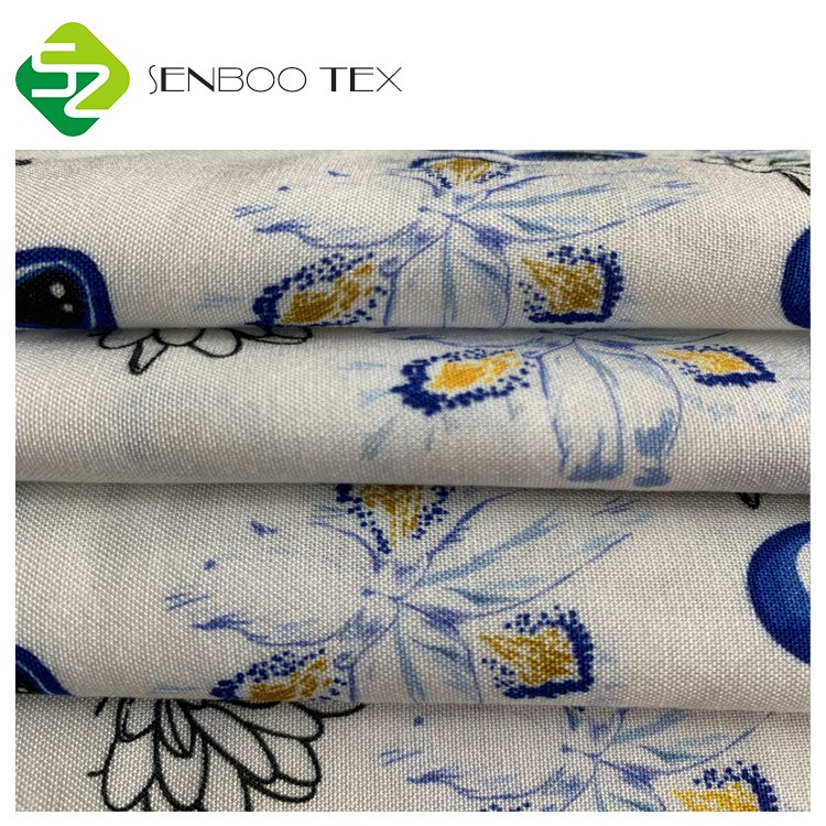 Customizable Pattern 100 Organic Bamboo Fabric In Woven Used For Shirt