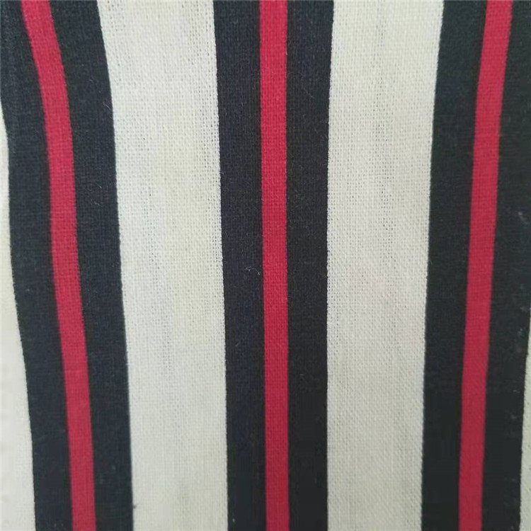Hign quality woven 11L/C*11L/C colorful stripe 55% linen 45% cotton fabric stock