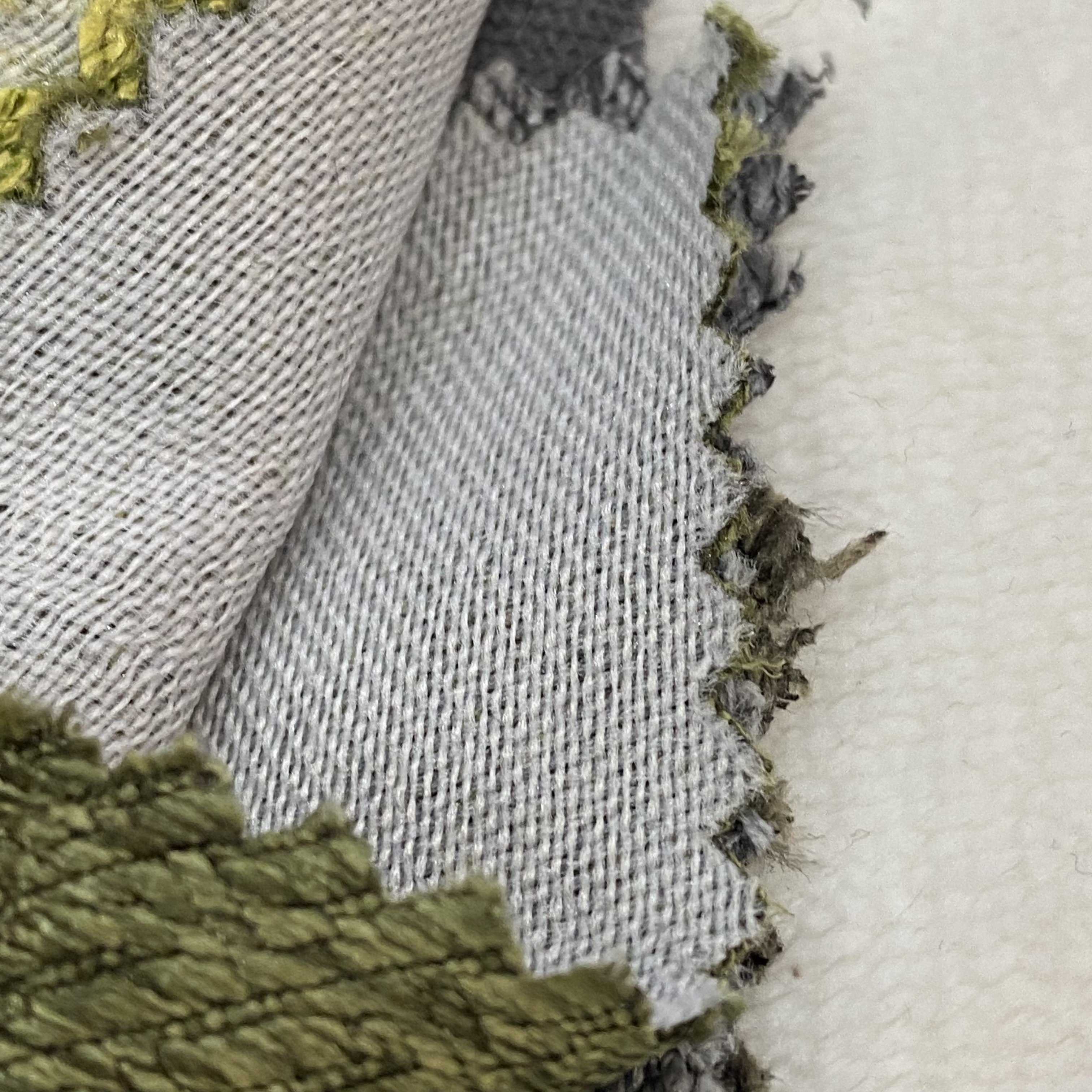 Wholesale stock lot 100% polyester jacquard linen look fabric for sofa upholstery Factory sales