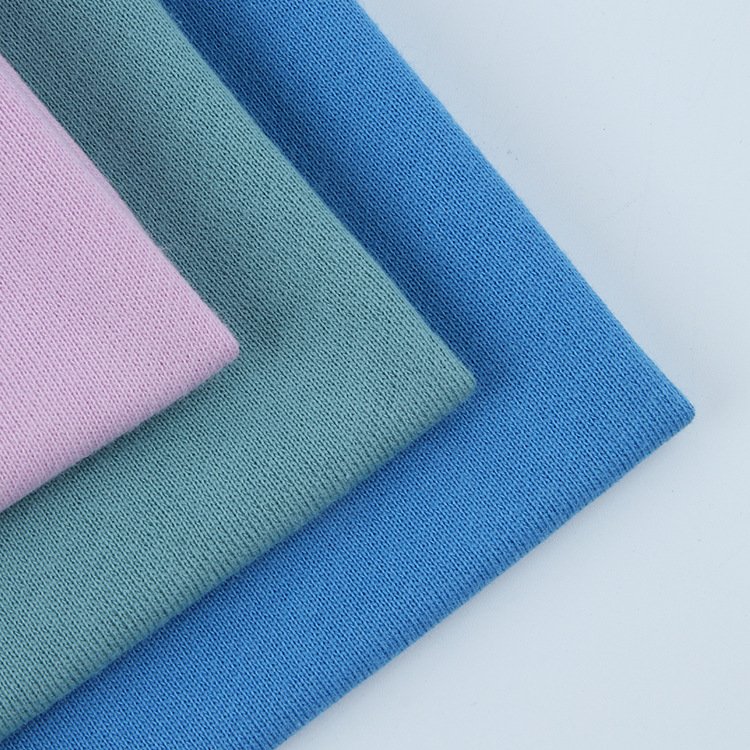 Plain Dyed Stock Lot Bamboo Terry Cloth Fabric Stretch Clothes 75% Bamboo 25% Spandex Bamboo Fiber Fabric